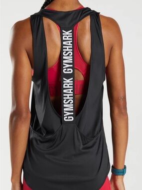 Gymshark Black Open-Back Training Tank